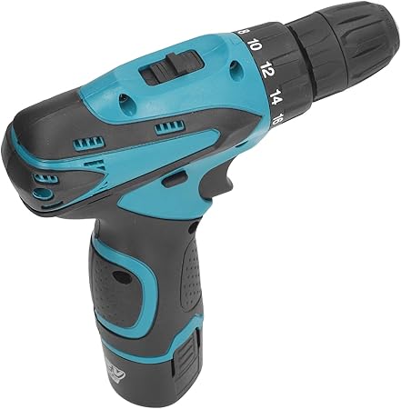 Taladro 21V 2 baterias redondas AZUL